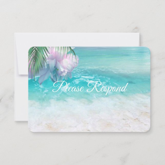 EAU DE L'OCEAN ÉTINCELANTE RSVP Mariage (Devant)