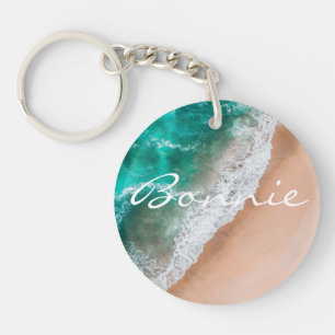 Eau de plage de sable en bord de mer été tropical