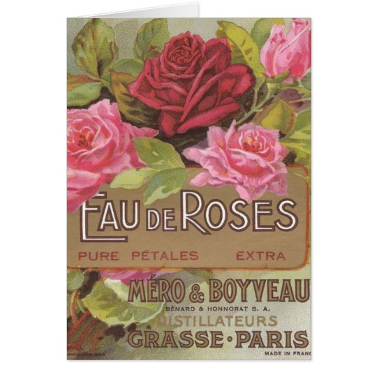 Eau de Roses Greeting Card