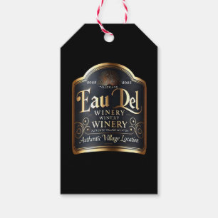 Eau Del, wine from the south of Munich, village lo Gift Tags