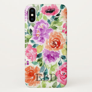 Eau d'été Floral Imprimer iPhone X Coque