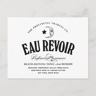 Eau Revoir - carte postale