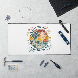 Eau salée et soleil brillant plage tropicale vinta