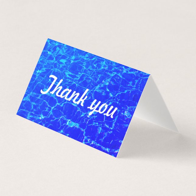 Eaux Bleues Neon Motif coloré Merci tendance  (Front)