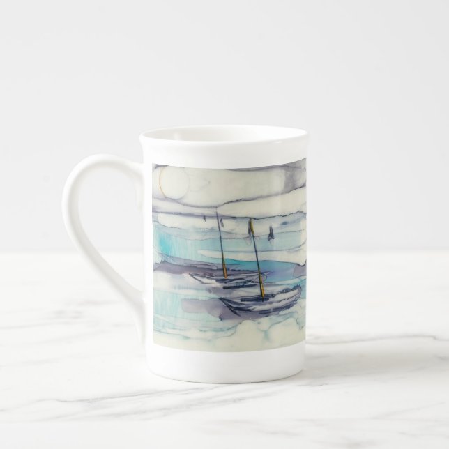 Eaux islandaises os chine mug (Gauche)