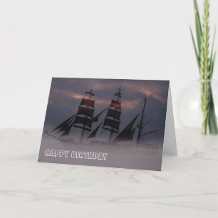 Eaux non affrétées - carte d'anniversaire