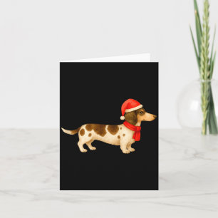Ebald Christmas Dachshund E Funny Doxie Dog Mom  Card