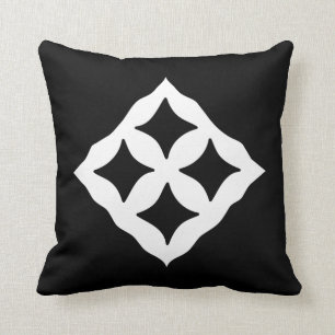 Eban Adinkra Symbol of Love, Safety, Protection Throw Pillow