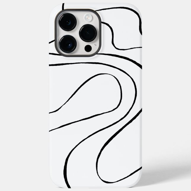 Ebb and Flow 2 - Black and White Case-Mate iPhone Case (Back)