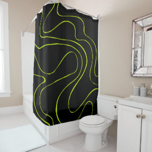 Ebb and Flow 2 in Lime Green and Black