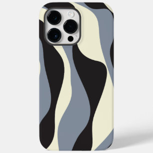Ebb and Flow 4 in Black, Grey, and Cream  Case-Mate iPhone 14 Pro Max Case