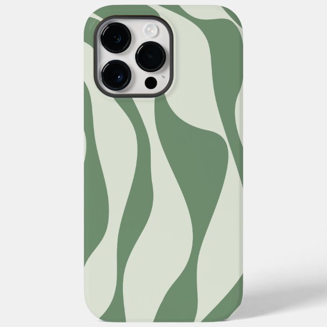 Ebb and Flow 4 in Green  Case-Mate iPhone Case (Back)