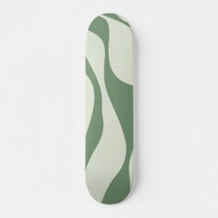 Ebb and Flow 4 in Green  Skateboard