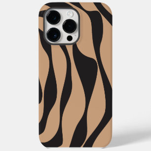 Ebb and Flow 4 in Tan and Black Case-Mate iPhone 14 Pro Max Case