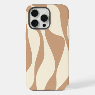 Ebb and Flow 4 in Tan and Cream iPhone 15 Pro Max Case