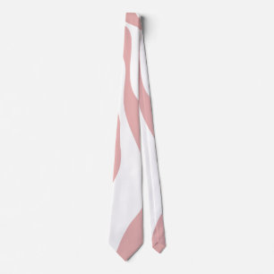Ebb and Flow 4 - Pink and White Tie