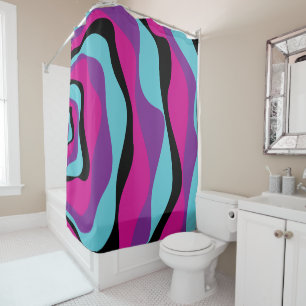Ebb and Flow 4 - Pink, Purple, Blue and Black