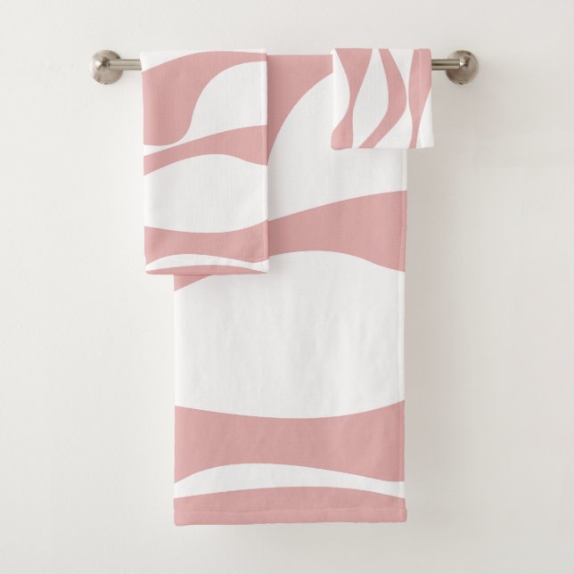 Ebb et flux 4 - rose et blanc (En situation)