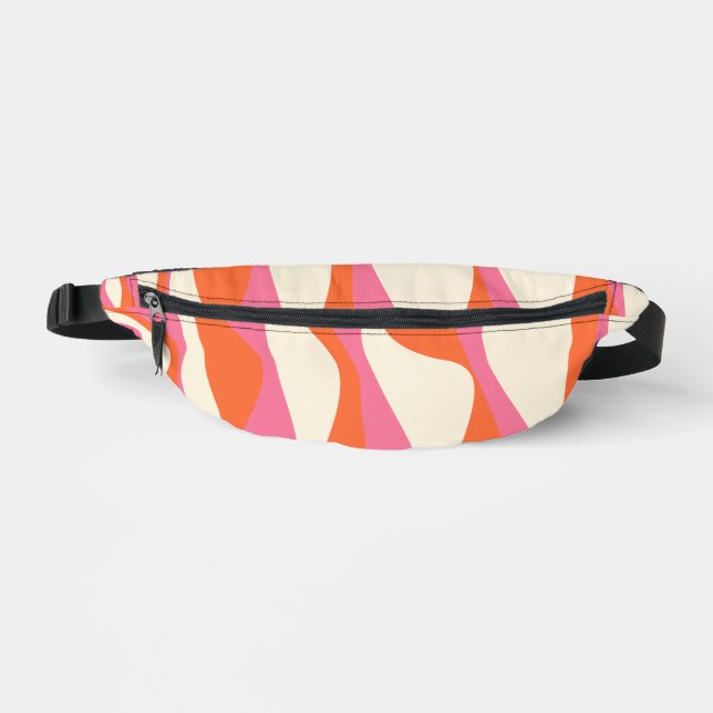 Ebb et flux 4 - rose, orange et crème (Recto)