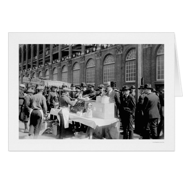 Ebbets Field Hot Dog Stand Baseball 1920 (Devant horizontal)