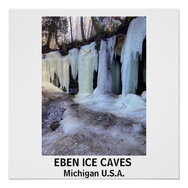 EBEN ICE CAVES Glossy Poster (Front)