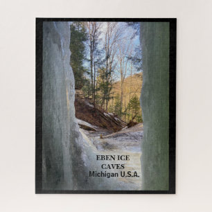 EBEN ICE CAVES MICHIGAN U.S.A.  JIGSAW PUZZLE