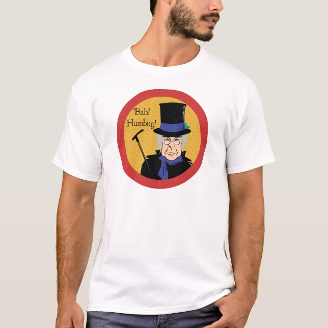 Ebenezer Scrooge Bah! Humbug! T-Shirt (Front)
