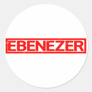 Ebenezer Stamp Classic Round Sticker
