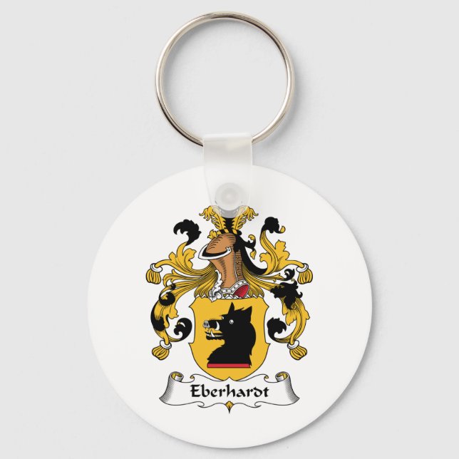 Eberhardt Family Crest Keychain (Front)