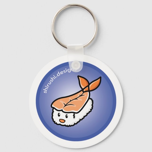 Ebi Sushi Keychain (Front)