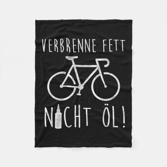 Ebike Cyclist Bicycle Commuter Environmental Prote Fleece Blanket (Front)