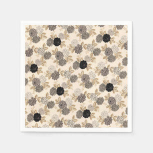 Ebon Fleurs Napkin