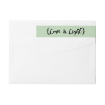 Ebony Elegant Sketched Love and Light Holiday