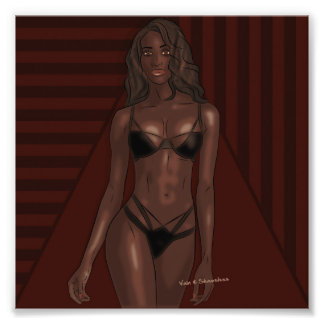 Ebony Eyes Photo Print