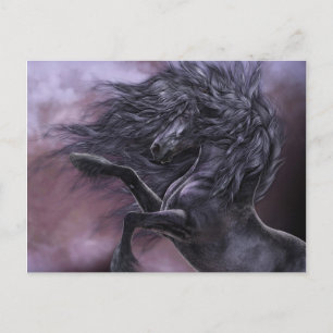 Ebony Fire Postcard