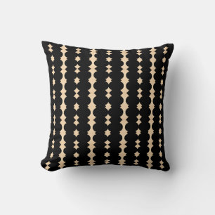 Ebony Harmony Throw Pillow