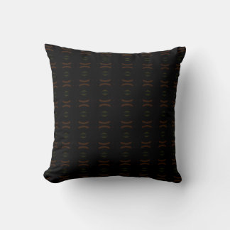 Ebony Mirage Throw Pillow