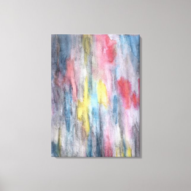 Ebony Rainbow by Mary Zimmerman Designs Canvas Print (Front)