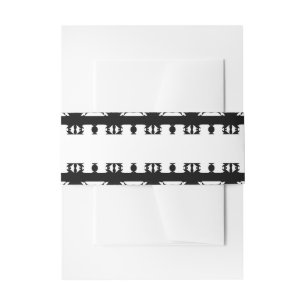 Ebony Rhythm African Pattern Invitation Belly Band