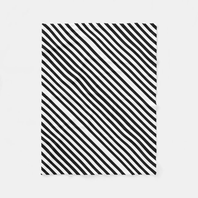 Ebony Snow Fleece Blanket (Front)