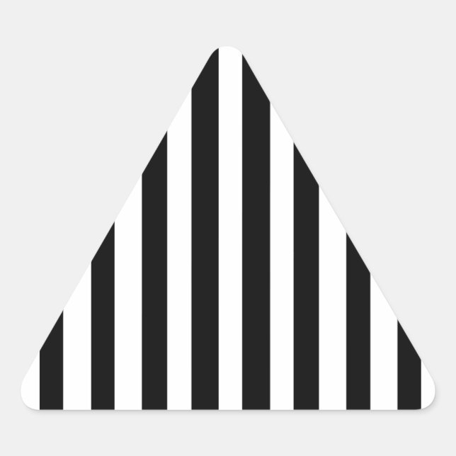 Ebony Snow Triangle Sticker (Front)