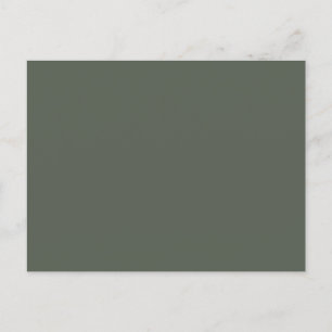 Ebony Solid Colour Postcard