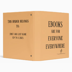 Ebooks Everyone Everywhere Personalized Binder