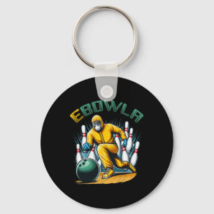 Ebowla Funny Bowling Player Ebowla Bowler Bowling Keychain