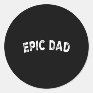 Ec Dad Classic Round Sticker