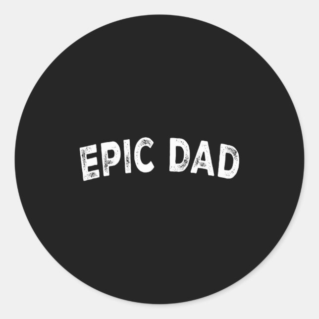 Ec Dad  Classic Round Sticker (Front)
