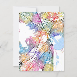 Ecatepec de Morelos Mexico City Map Postcard