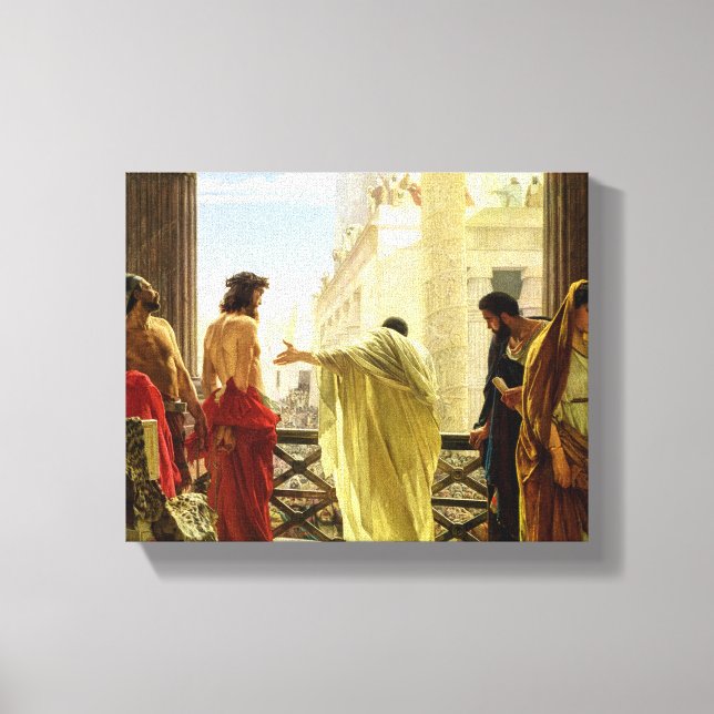 Ecce Homo, 1871 by Antonio Ciseri Canvas Print (Front)