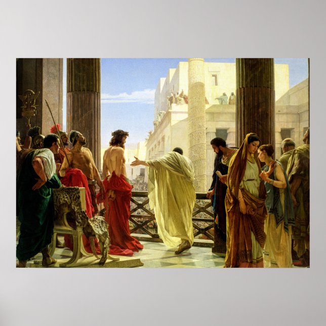 Ecce Homo, 1871 by Antonio Ciseri Poster (Front)
