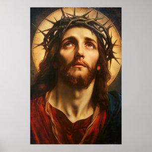 Ecce Homo   Jesus Christ with Crown of Thorns Poster
